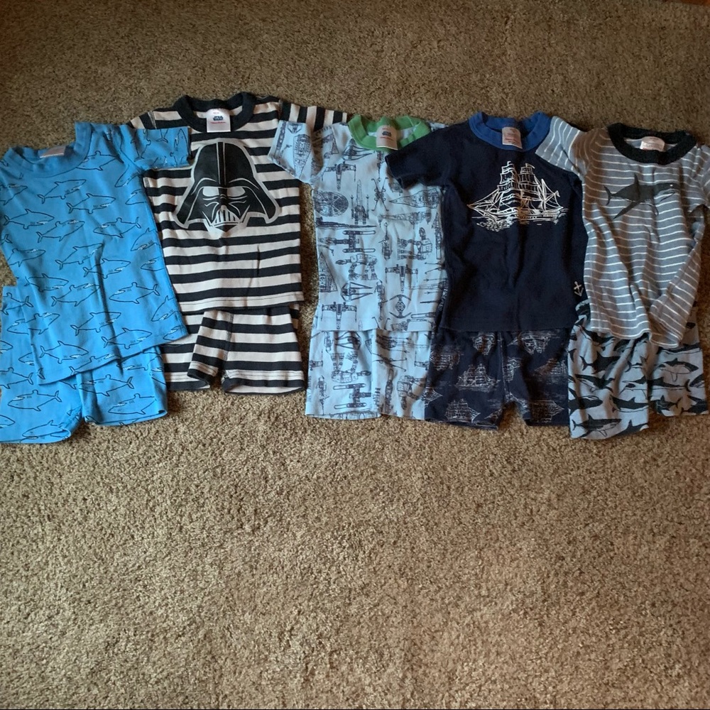GUC, Hanna Andersson, 100, 5T, lot of 5, short PJ